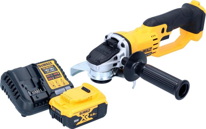 Immagine prodotto DeWalt Smerigliatrice angolare a batteria DCG 412 P1 18 V 125 mm + 1x batteria ricaricabile 5.0 Ah + (125 mm)