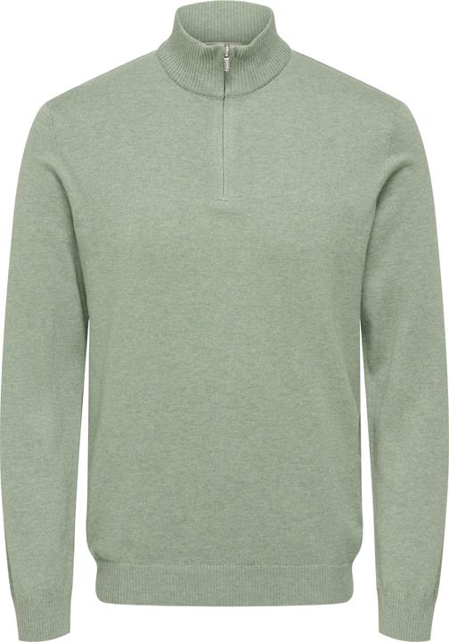 Produktbild Only & Sons Onsloui Reg 12 Mel Half Zip Knit Noos (L)