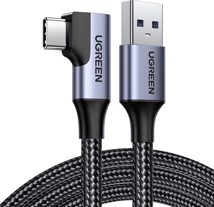 Immagine prodotto Ugreen Cavo angolare da USB a USB-C US385, 3A, 1m (nero) (1 m, USB 3.0)