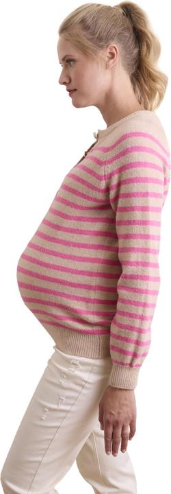 Produktbild Vertbaudet Pullover für Schwangerschaft & Stillzeit mit Henley-Ausschnitt (W32/L34)