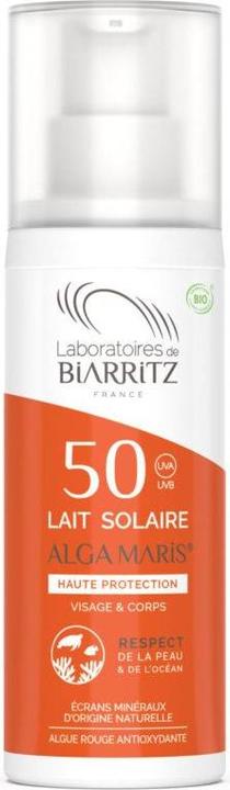 Actual product image Laboratoires de Biarritz Sun Milk (Suntan lotion, SPF 50, 100 ml, 168 g)