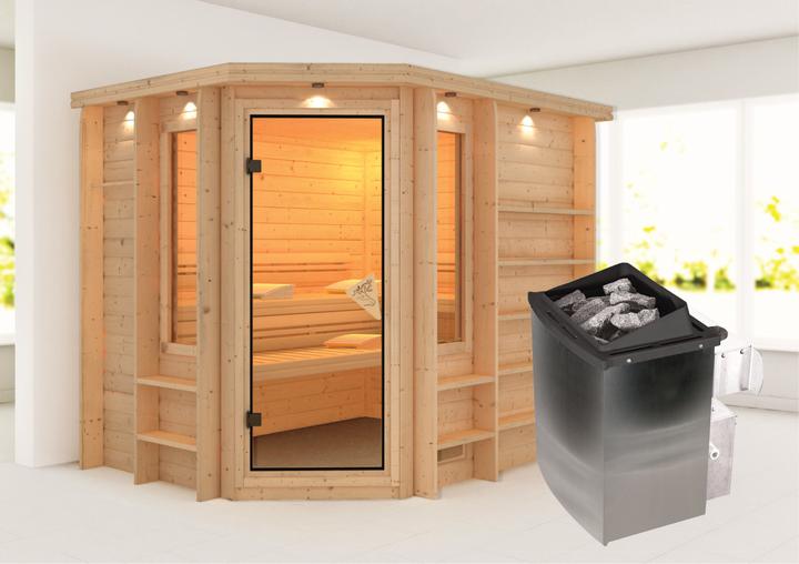 Immagine prodotto Karibu Riona con corona sul tetto (9 KW di controllo interno)