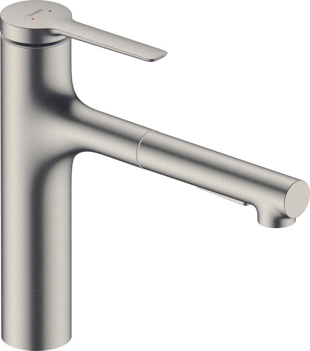Produktbild hansgrohe Zesis M33 Einhebel-Küchenmischer 160, Ausziehbrause, 2 Strahlarten, (sBox), 74823