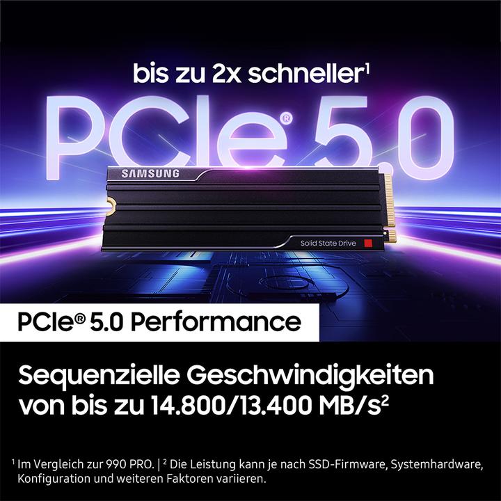 Productafbeelding Samsung 9100 Pro met koellichaam (4000 GB, M.2 2280)