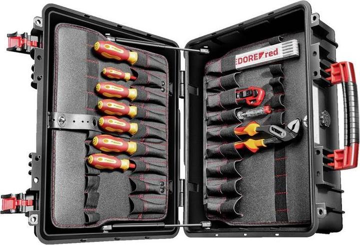 Productafbeelding Gedore Gereedschapskoffer voor elektriciens-R21652089 88-delig. RED (88 onderdelen)
