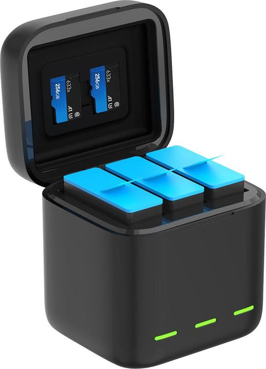 Image du produit Telesin Chargeur de batterie et boîte de stockage (Hero 9 Noir, Hero 10)