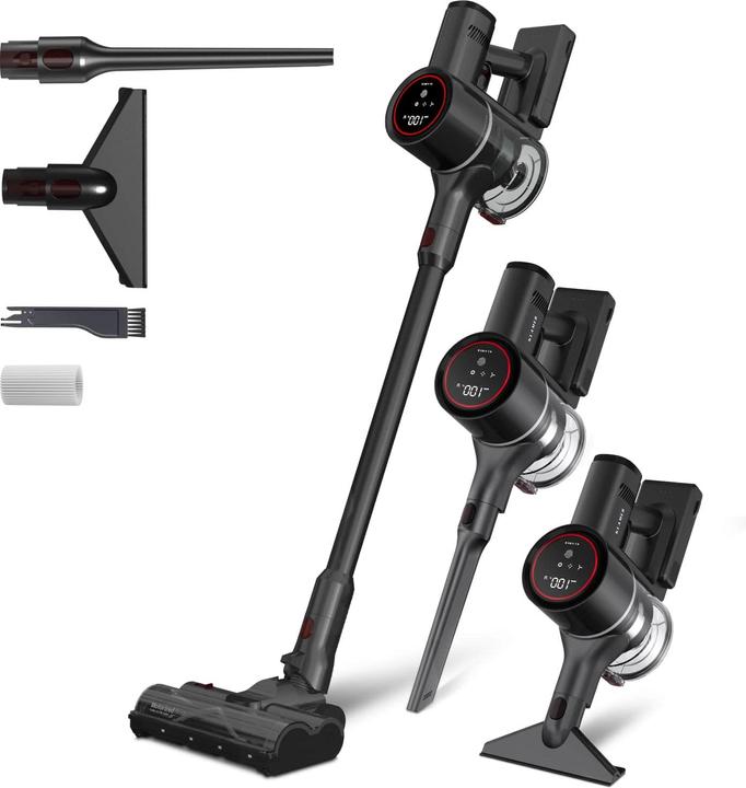 Actual product image KLAMER Cordless Vacuum Cleaner, 500 Watt Cordless Vacuum Cleaner, Flexible Cordless Handheld Vacuum