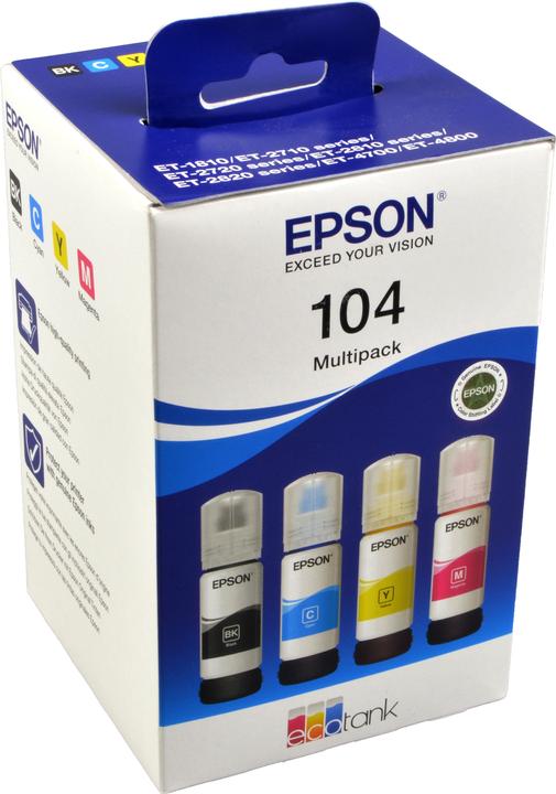 Produktbild Epson 104 Multipack (M, Y, C, BK)