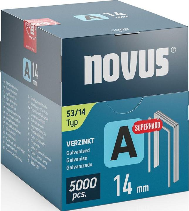 Immagine prodotto Novus Graffette a filo sottile A 53 14 mm 5000 pezzi.