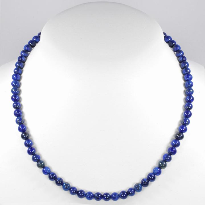 Image du produit Bijouteria Chaîne de pierres (Acier inoxydable, Lapis-lazuli, 50 cm)