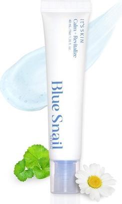 Skin Gin IT'S SKIN Blaues Schneckenserum Tages- und Nachtserum für das Gesicht mit Schneckenschleim-Essenz (40 ml)