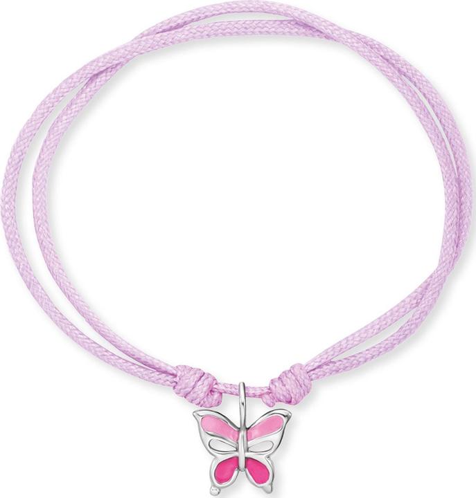 Produktbild Herzengel Armband Schmetterling (11 cm, 925er Perlon/Nylon)