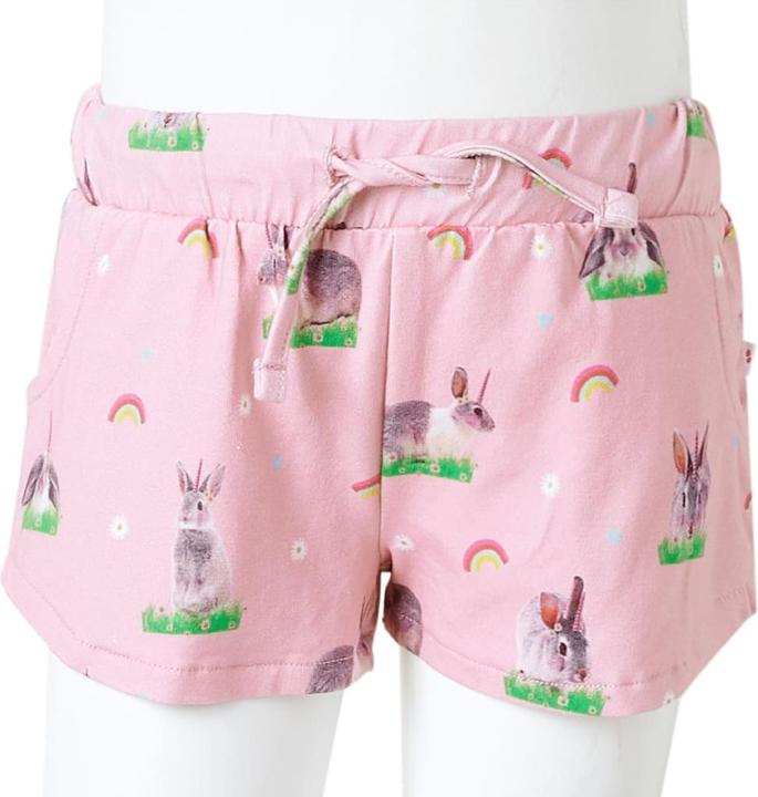 Produktbild VidaXL Kindershorts mit Kordelzug Hellrosa 104,Material: 92 (104)