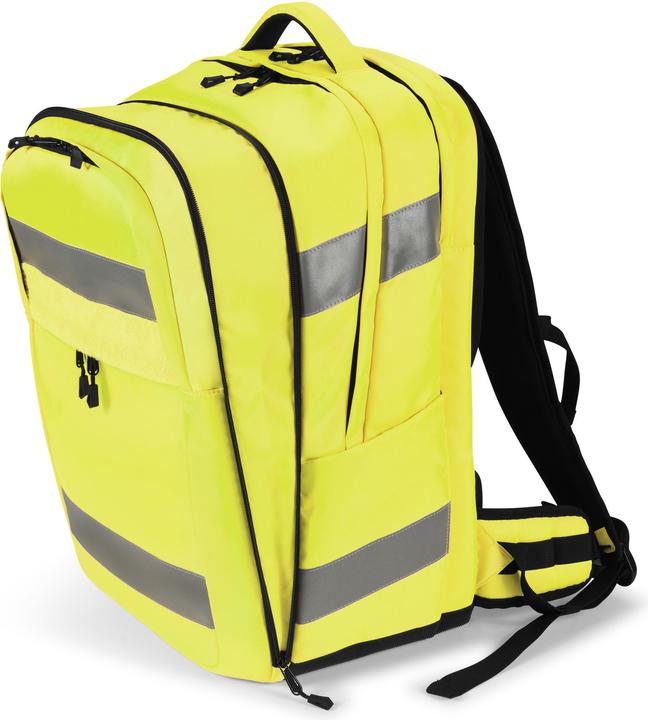 Actual product image Dicota Backpack Hi-Vis 32 - 38 litres - yellow (38 l)