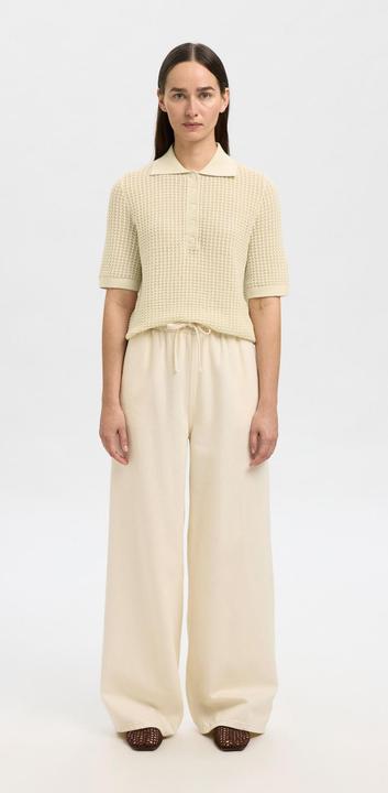 Produktbild Selected Femme Baumwoll Polohemd aus Strick (L)