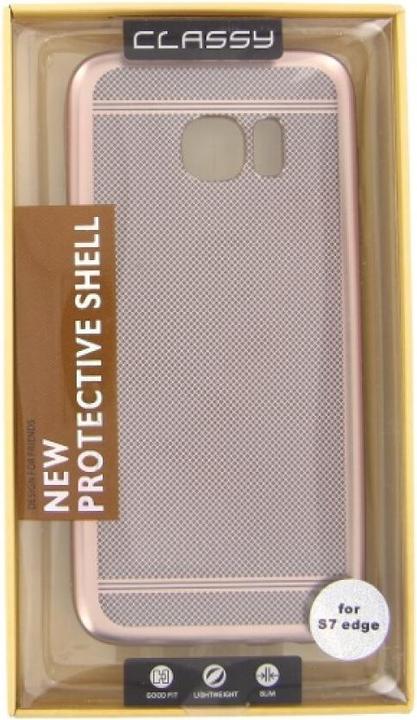 Produktbild OEM Silicone Case Classy Samsung Galaxy S7 Edge rose (Samsung Galaxy S7 Edge)