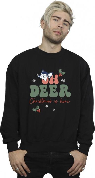 Actual product image Disney Mens Bambi Oh Deer Cotton Sweatshirt (4XL)