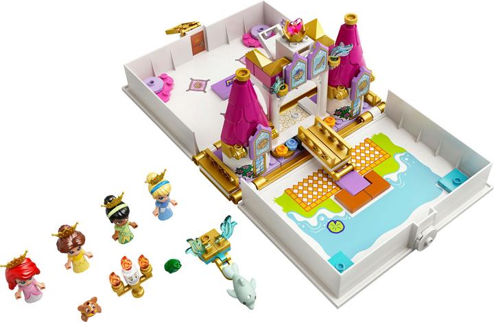 Produktbild LEGO Märchenbuch Abenteuer mit Arielle, Belle, Cinderella und Tiana (43193, LEGO Disney)
