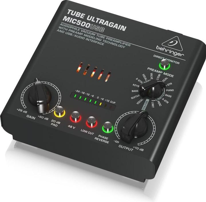 Productafbeelding Behringer Microfoon voorversterker buis Ul (Voorversterkers)