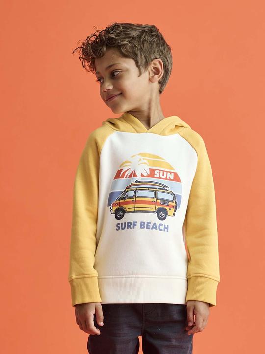 Produktbild Vertbaudet Jungen Kapuzensweatshirt mit Surfer-Print (86)
