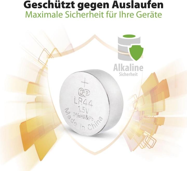 Productafbeelding GP Batteries Alkalische (10 Pcs., LR44, 105 mAh)