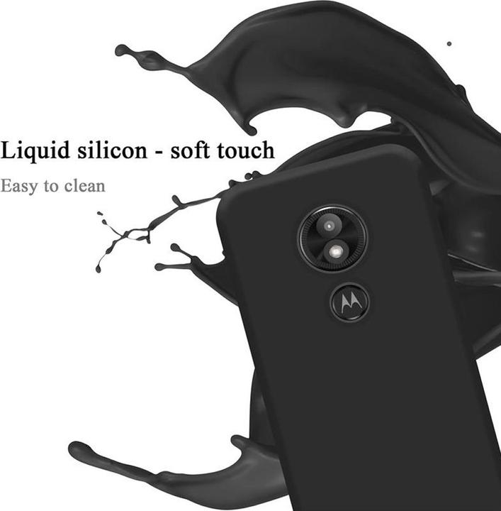 Actual product image Cadorabo TPU Liquid Silicone Case Cover (Motorola Moto E5 Play Go)