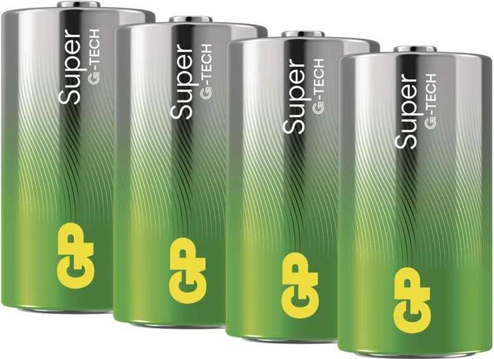 Image du produit GP Batteries Pile super alcaline C Baby 1,5V pack de 4 (4 pcs, C)