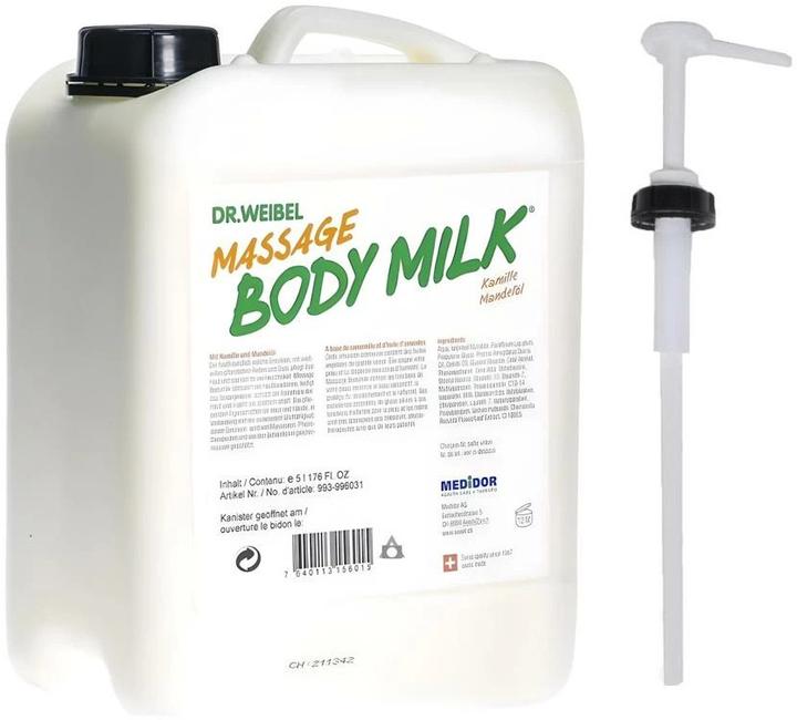 Produktbild Medidor Dr. Weibel Massage Body Milk (5000 ml)