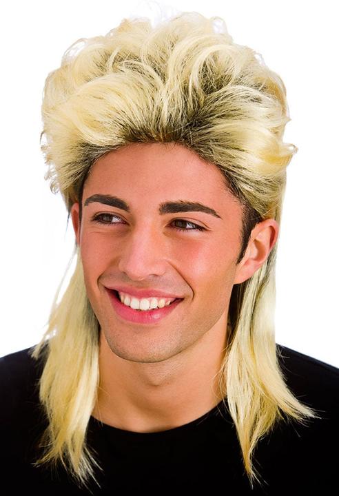 Produktbild Wicked 80er Jahre Sunnyboy Vokuhila Perücke
