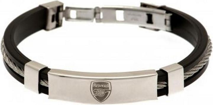 Immagine prodotto Arsenal FC Bracciale a intarsio in silicone (20 cm, 100% silicone)