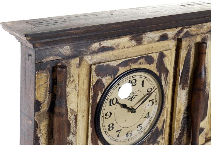 Immagine prodotto DKD Home Decor Wall Clock London Teak (81 x 15 x 37 cm)