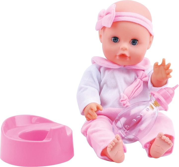 Actual product image Smily BAMBOLINA doll with drink and wet function, Amore 33cm, BD1807