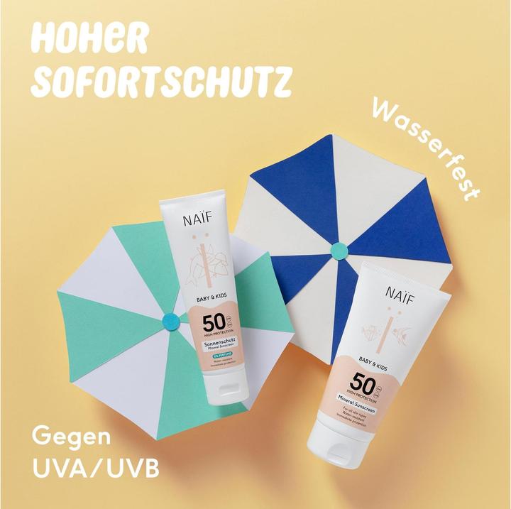 Produktbild Naïf Sonnencreme (Sonnencreme, SPF 50, 175 ml, 225 g)