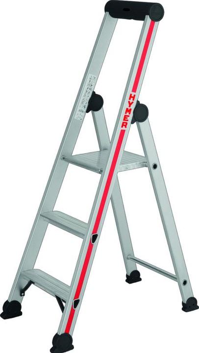 Produktbild Hymer-Leitern Stufenstehleiter mit Plattform 4126 (Stehleiter, 139 cm)