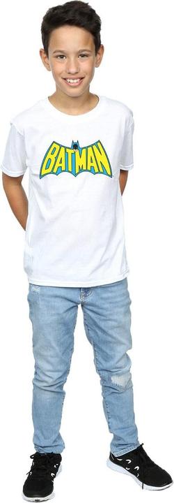Image du produit Batman T-shirt en coton avec logo rétro pour garçons (140, 146)