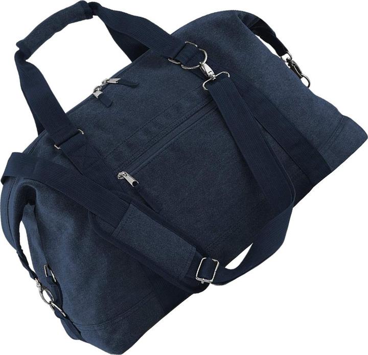 Actual product image Bagbase Vintage Canvas Weekender / Holdall Carry Bag (30 Litres) (Pack of 2) (30 l)