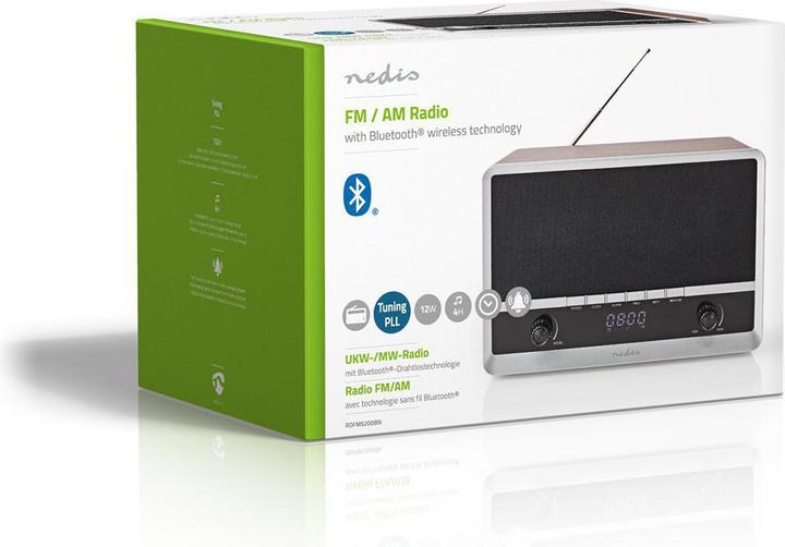 Produktbild Nedis FM-Radio RDFM5200BN (FM, AM, Bluetooth)