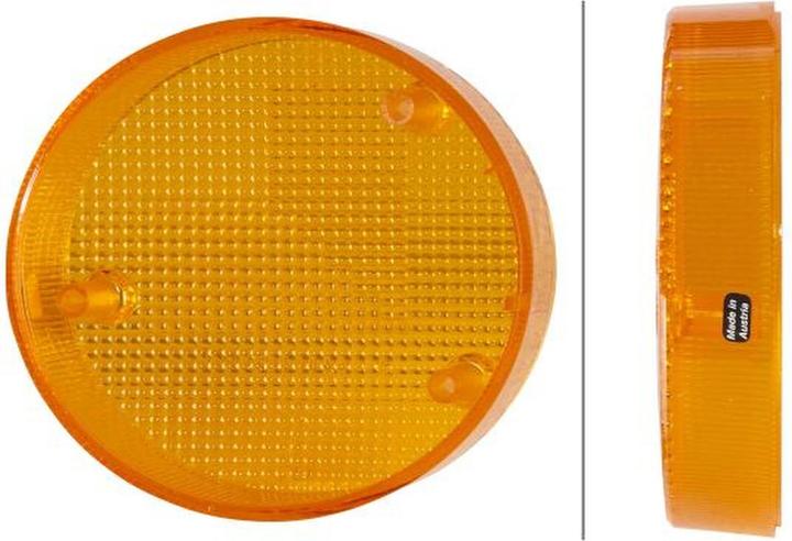 Produktbild Hella Lichtscheibe rechts hinten für CASE