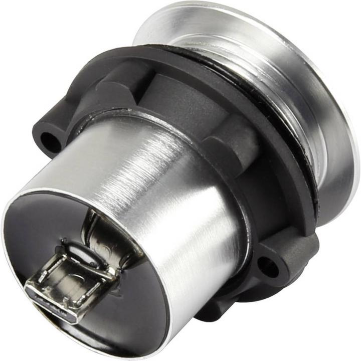 Produktbild Tru Components Micro USB-Einbaubuchse Buchse, Einbau Micro USB-01 Micro USB Buchse auf Micro USB Stecker Inhalt: 1