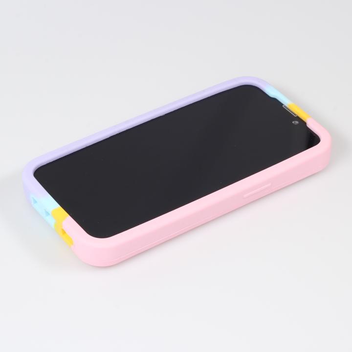 Produktbild PhoneLook Hülle Silikon Luftblasen Anti-Stress Regenbogen (Apple iPhone 13)