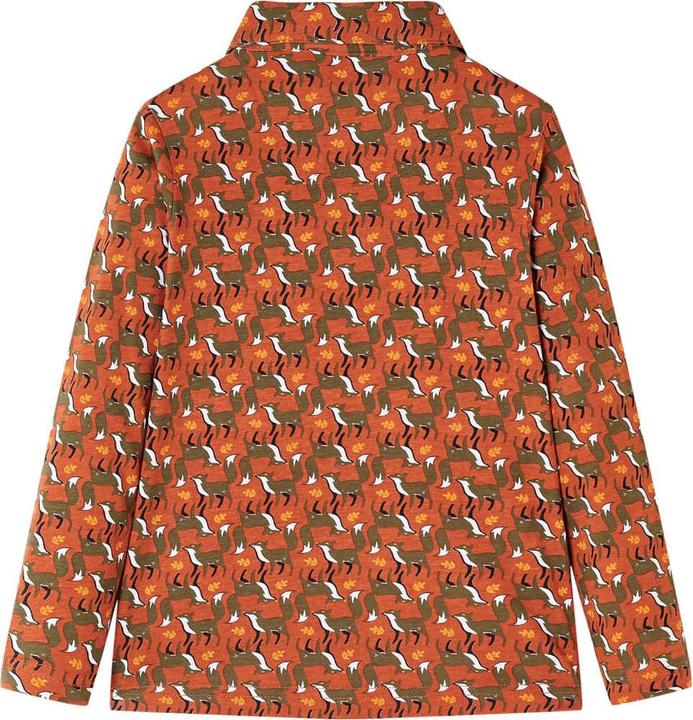 Immagine prodotto VidaXL Camicia da bambino marrone ruggine 128,Materiale: 100 % cotone,Colore (128)