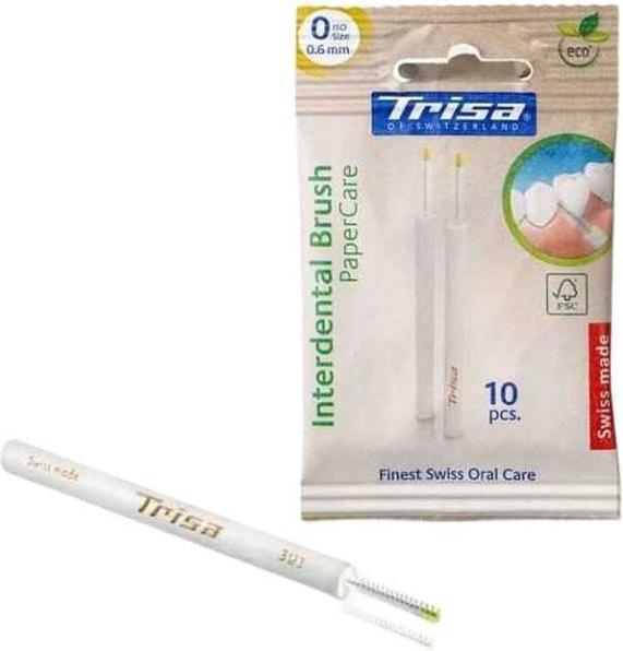 Actual product image Trisa Interdental Brus PaperCar ISO 0 10 (10 x, 0.60 mm)