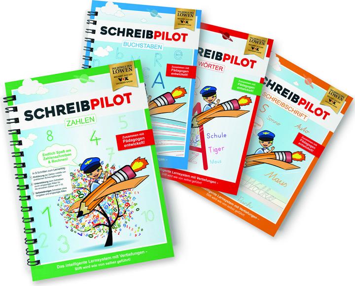Produktbild Die Höhle der Löwen Schulheft Schreibpilot DIN-A4 Zahlen (A4, Gepunktet)