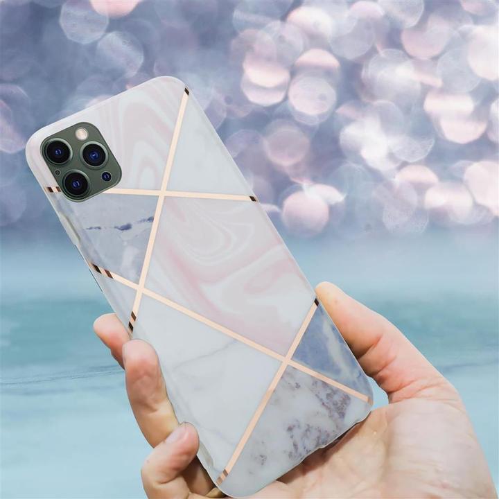 Image du produit Cadorabo Couverture IMD TPU Marbre coloré (Apple iPhone 12 Pro Max)