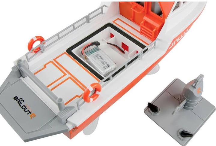 Produktbild Amewi Rettungsboot brushless Jetantrieb 320mm RTR weiss/orange