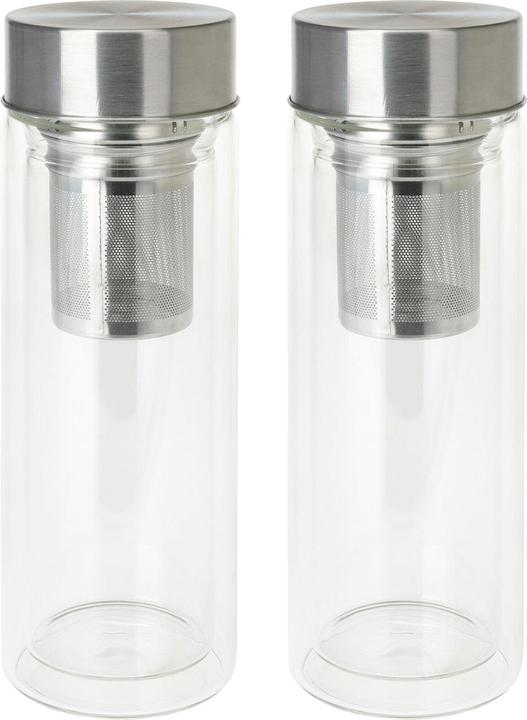 Produktbild Excellent Houseware Glas-Trinkflasche mit Siebeinsatz (0.30 l)