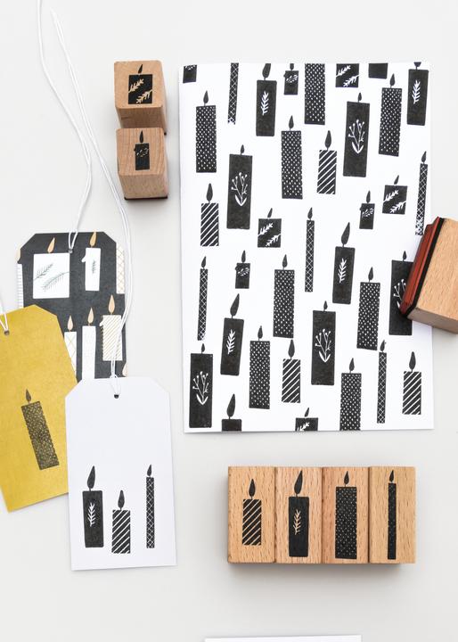 Produktbild Rico Design Stempelset "Kerzen"