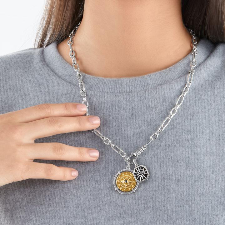 Produktbild Thomas Sabo Anhänger Kompass Stern schwarz (Geschwärzt, 925 Sterlingsilber)