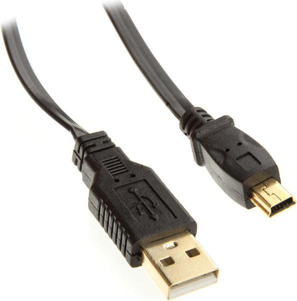 Image du produit InLine Câble Mini USB 2.0 USB-A vers Mini-B (5 m, USB 2.0)