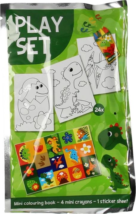 Produktbild No Name Kreativ-Set: Malbuch, Buntstifte und Stickerbogen